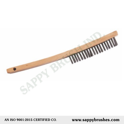 Wooden Handle Steel Wire Brush