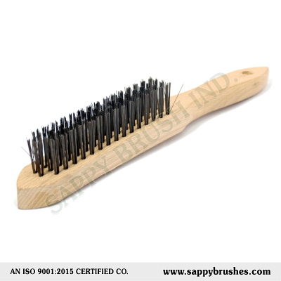 Wooden Handle Steel Wire Brush